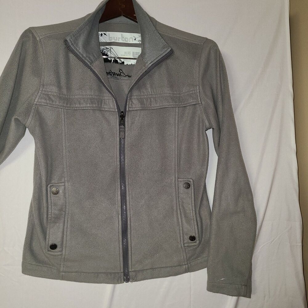 Burton Full zip fleece Sweater Women medium Y2K